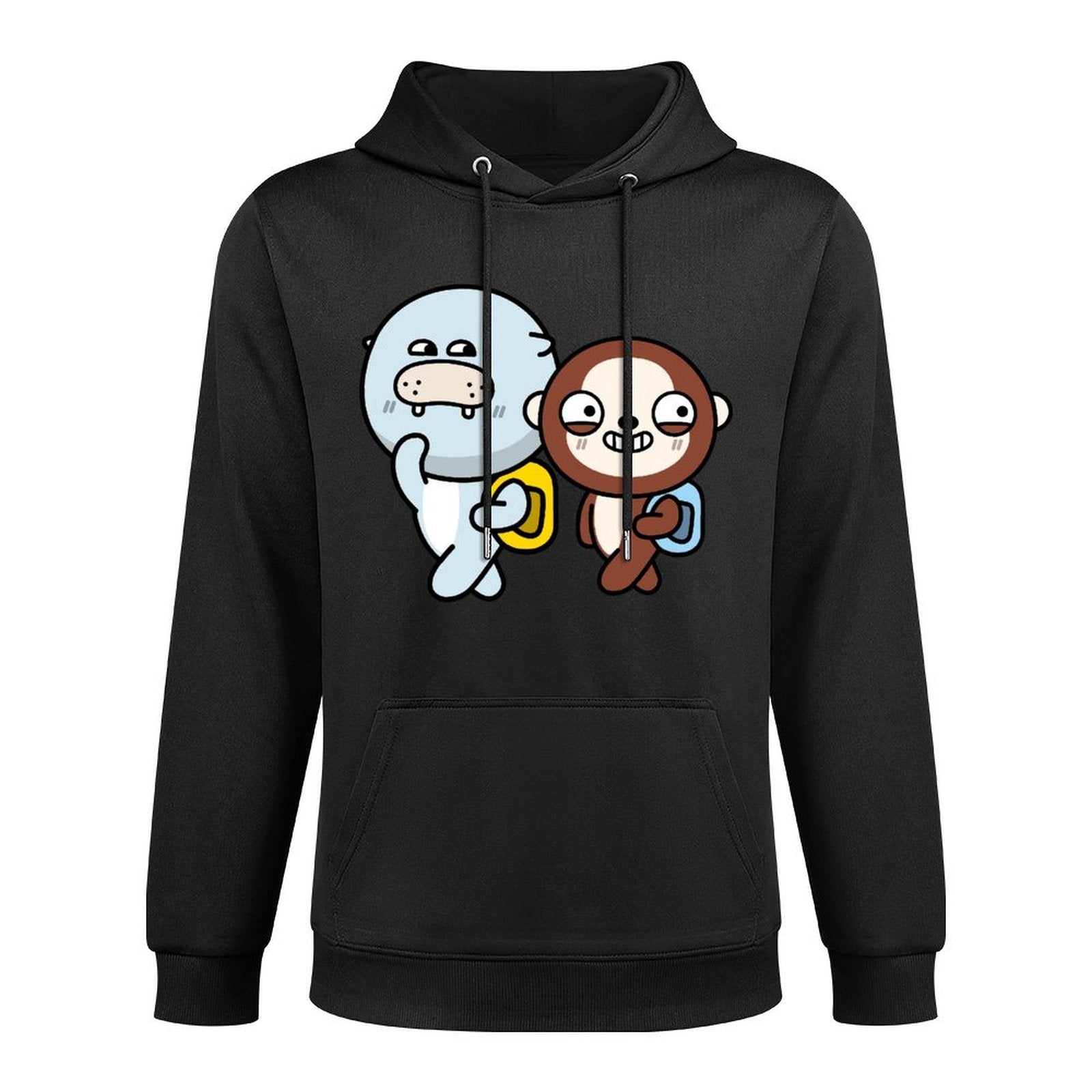 LooseFit Eco / Sustainable Front Graphic Hoodies